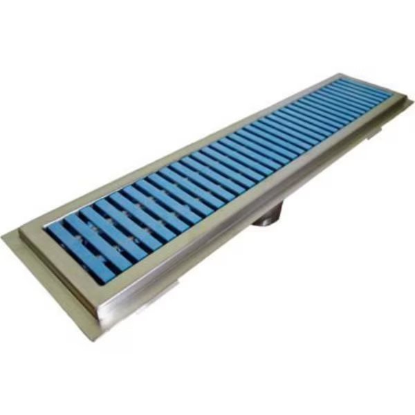 IMC Floor Water Receptacle with ADA Fiberglass Grating & 1 Center Drain, Imc Teddy Foodservice Equip, Mfr#: FWR-24-PFG-ADA